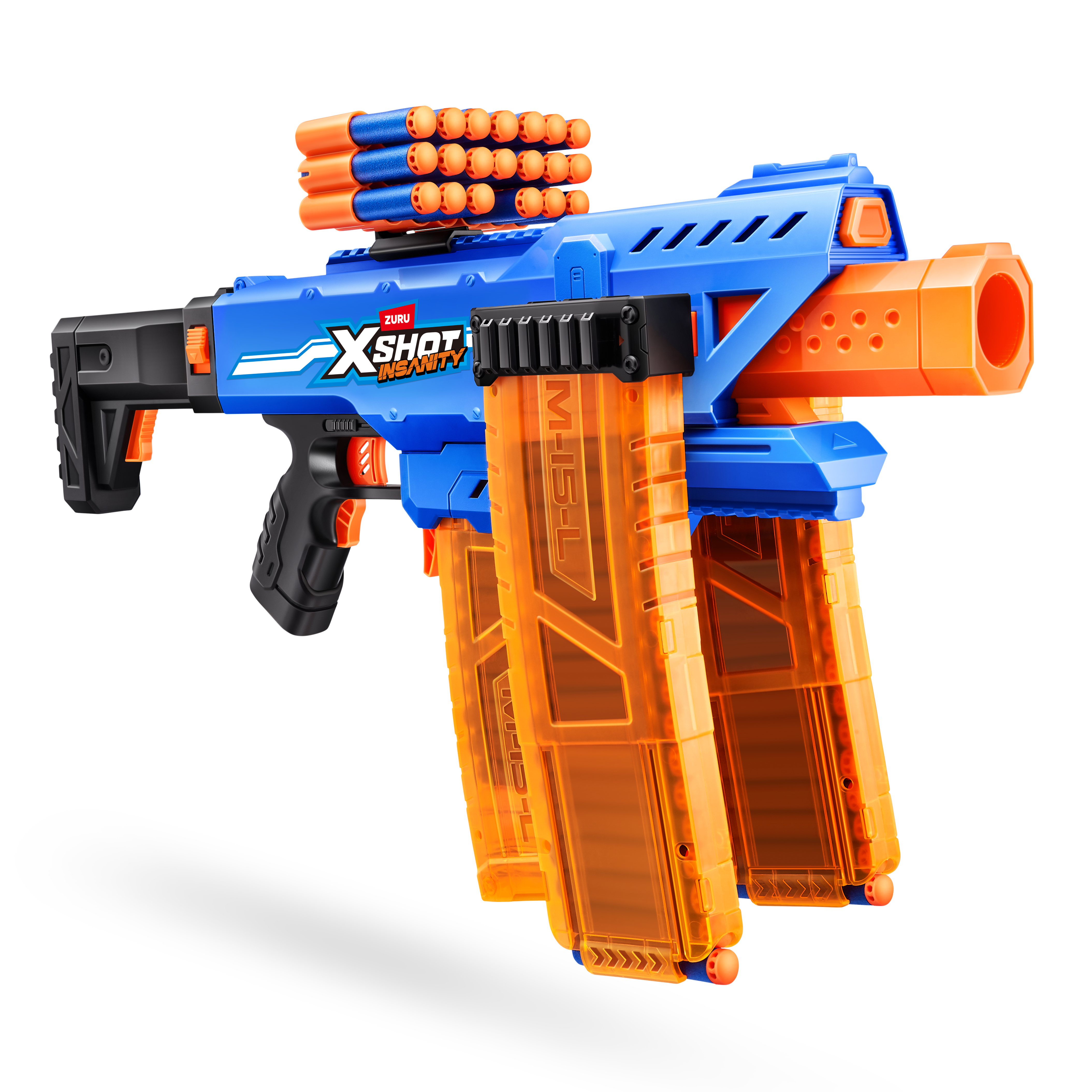 X-Shot Insanity Motorisert Klipp Blaster | Zuru - Lekia.se